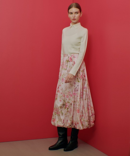 【現行品✨】　RATTIソフトフラワプリントバルーンスカート　ルルウィルビー LOULOU WILLOUGHBY（ルルウィルビー） スカート 「LOULOU WILLOUGHBY
