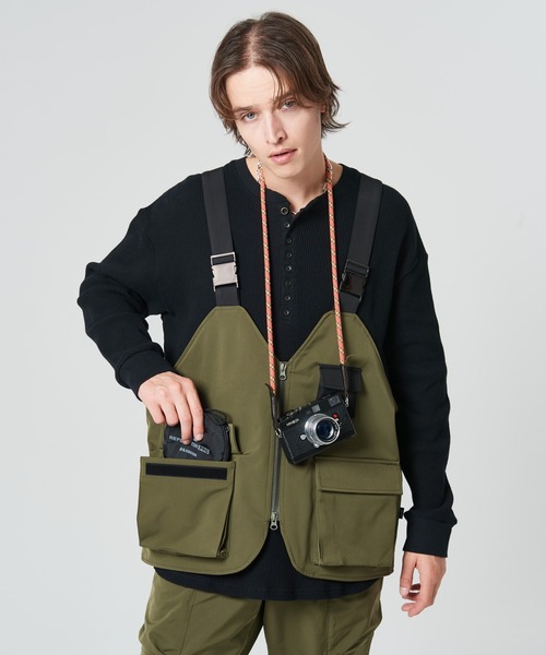 glamb ベスト ジレ JW Camera Addict Vest / ジェイダブリュー