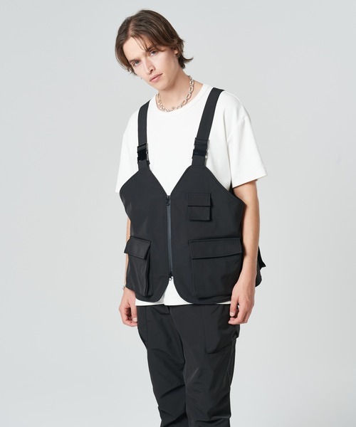 【user_4ebeb411 】glamb ジレベスト glamb（グラム） ベスト ジレ JW Camera Addict Vest / ジェイ