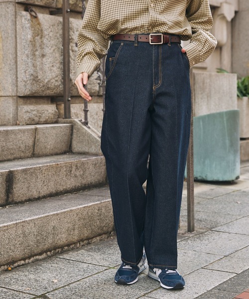 ワイドパンツ ジーンズ デニム デニムパンツ 「セットアップ対応