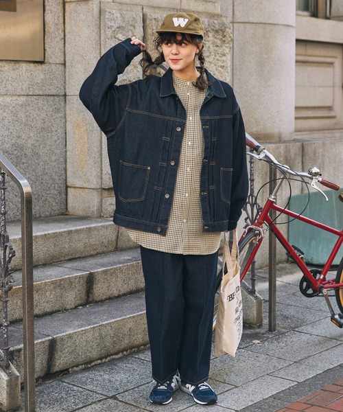 ワイドパンツ ジーンズ デニム デニムパンツ 「セットアップ対応