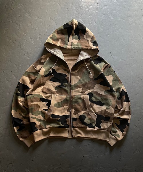 MandO（nemne store） パーカー 「MandO」ウッドランドカモ