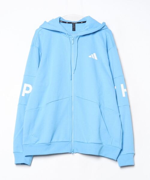 adidas アディダス デニム パーカー フード付きパーカー L ブルー アディダス デニム フードパーカー adidas レディース 完売