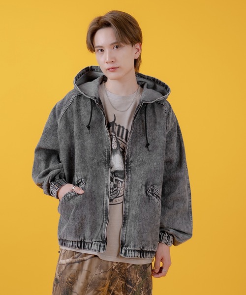 SUPREME キルティングデニムジャケット フード付き SUPREME キルティングデニムジャケット フード付き