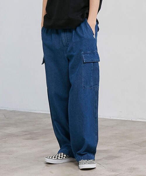 coen（コーエン） パンツ 「C.DENIMS」デニムイージーカーゴパンツ