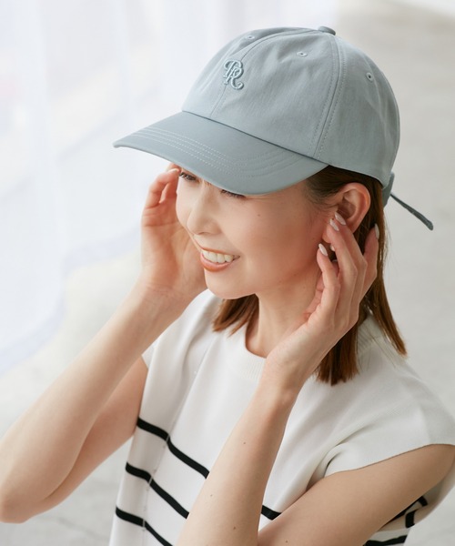 美品　yori UV撥水リボンキャップ UV日よけ付きリボンキャップ | all item| yori