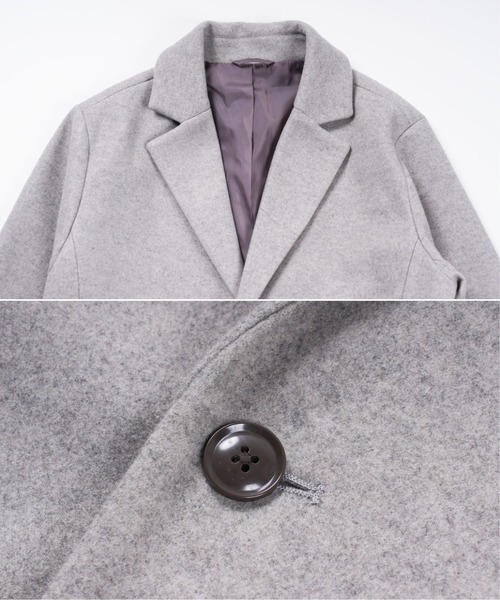 「JIGGYS SHOP」 チェスターコート MEDIUM ブラウン系その他2 メンズ_画像6