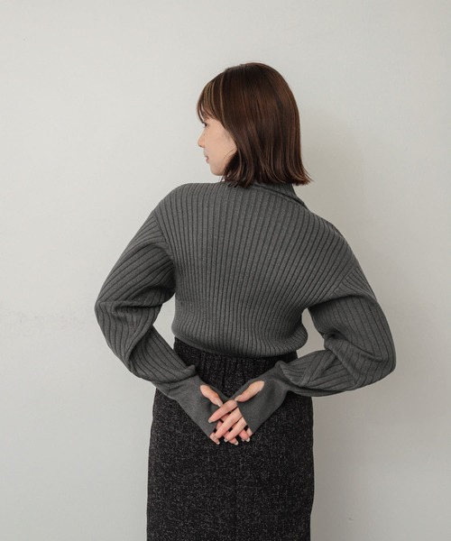 「SENSE OF PLACE by URBAN RESEARCH」 タートルネックニット ONE ロイヤルブルー レディース_画像3