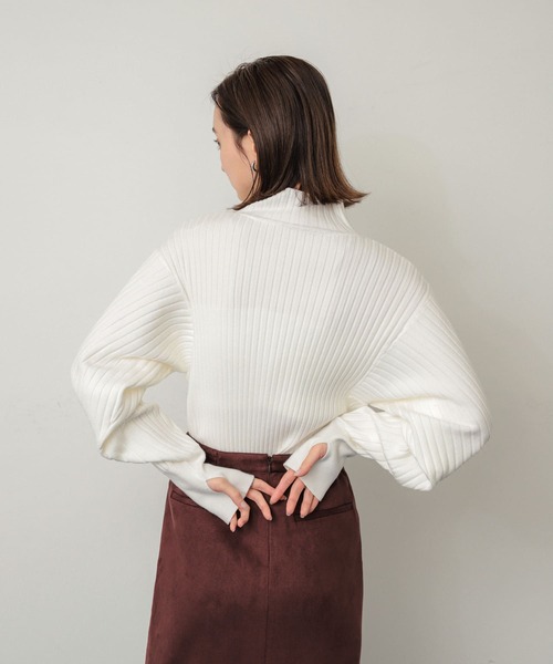 「SENSE OF PLACE by URBAN RESEARCH」 タートルネックニット ONE ロイヤルブルー レディース_画像6