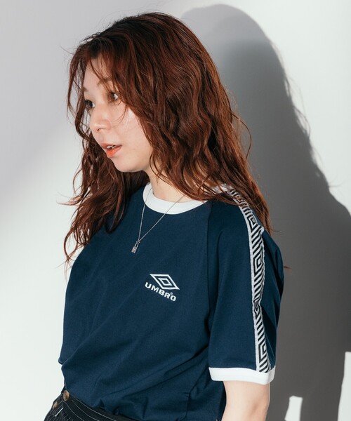 【美品】アンブロ　ロゴドン　スポーツTシャツ　スポーツミックス FREAK'S STORE tシャツ UMBRO × STORE/アンブロ 別注 Line T
