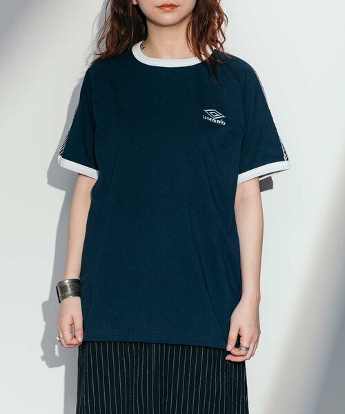 UMBRO■LESLIE ■送料込 FREAK'S STORE tシャツ UMBRO × STORE/アンブロ 別注 Line T