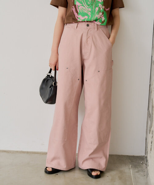 WHIMSIC パンツ 「UNISEX/2サイズ展開/新色追加」ダブルニー
