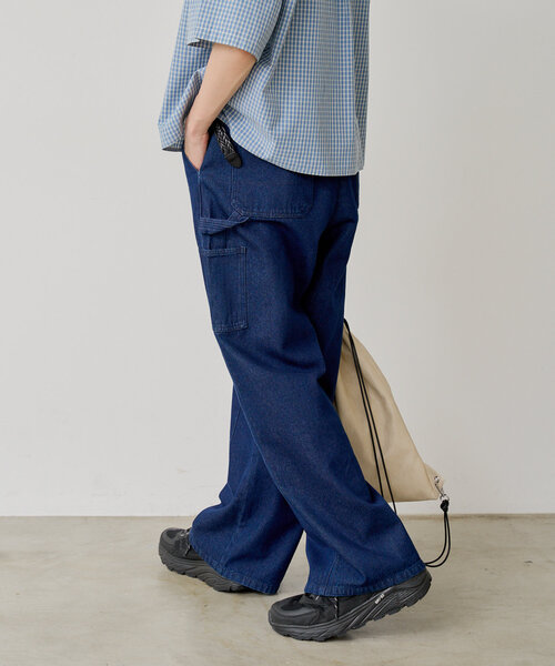 WHIMSIC パンツ 「UNISEX/2サイズ展開/新色追加」ダブルニー