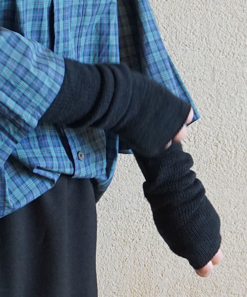 「JOURNAL STANDARD LUXE」 手袋 FREE ネイビー レディース_画像9