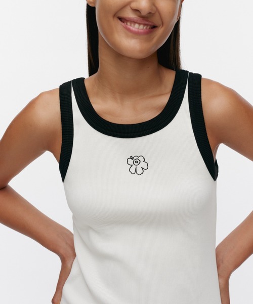 marimekko kedol unikko placementタンクトップ美品 Kedol Unikko Placement tank top