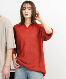 ポロシャツ 「ユニセックス」「洗濯可」ミックススキッパーニット メンズ レディース｜ZOZOTOWN Yahoo!店