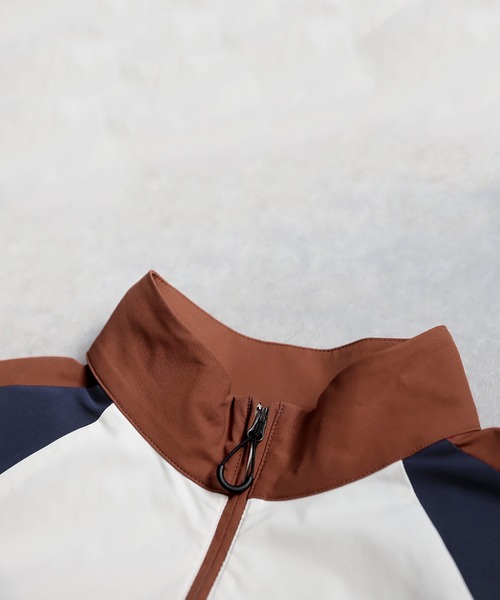 antiqua（アンティカ） 「STCH」ハーフジッププルオーバー レディース