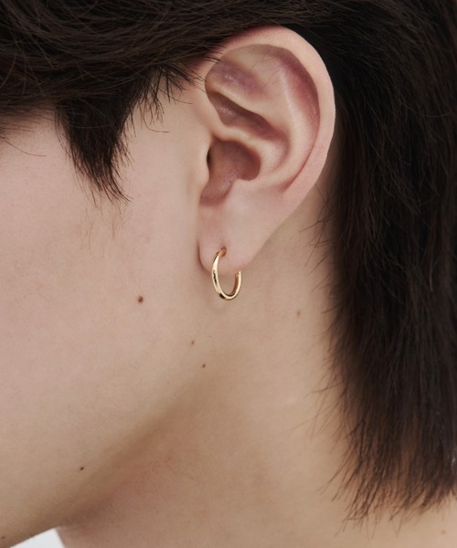 WYZ ピアス シンプルフープピアス（両耳用） メンズ : ZOZOTOWN