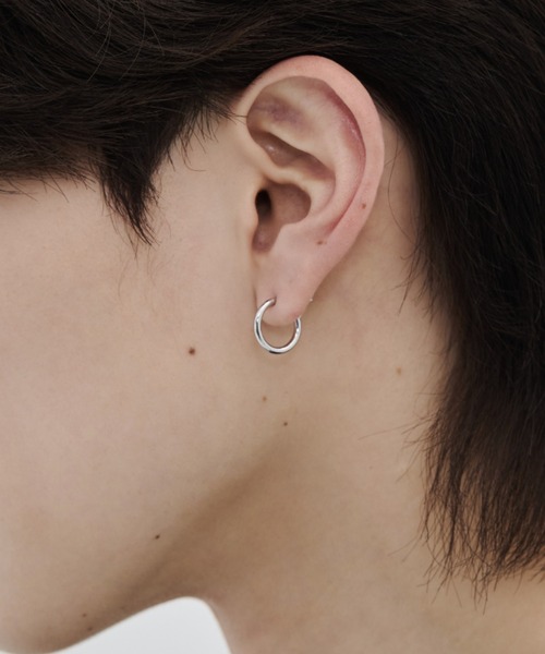 WYZ ピアス シンプルフープピアス（両耳用） メンズ : ZOZOTOWN Yahoo