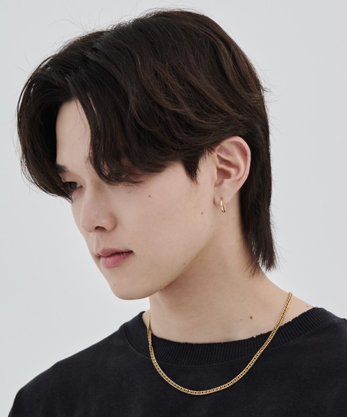 WYZ ピアス シンプルフープピアス（両耳用） メンズ : ZOZOTOWN