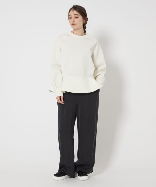 UNITED ARROWS パンツ ドローストリング イージーパンツ BLACK