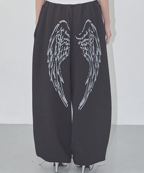 ★FANCY CLUB★ボタン付き バミューダ スウェット パンツ FANCY CLUB/ファンシークラブ ANGEL VINTAGE SWEATPANTS