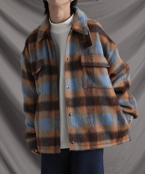 「welise」 カジュアルジャケット M ブルー メンズ_画像4