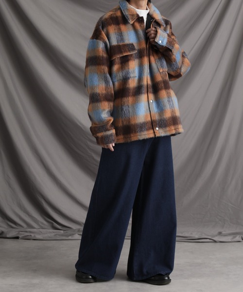 「welise」 カジュアルジャケット M ブルー メンズ_画像5