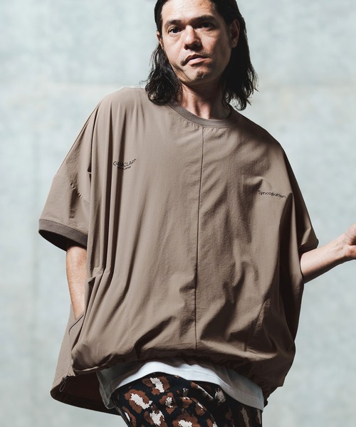 GLIMCLAP tシャツ mt9698- Mini-ripstop nylon fabric short-sleeve