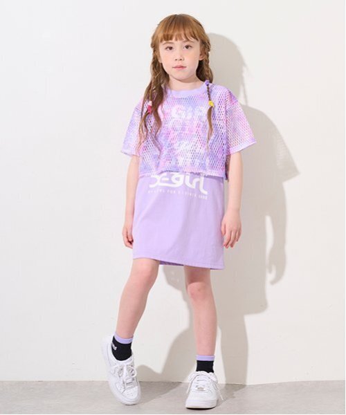 【専用】TOMORROWLAND BOYS AND GIRLS ワンピースセット X-girl Stages ワンピース メッシュ半袖T+ノースリワンピース