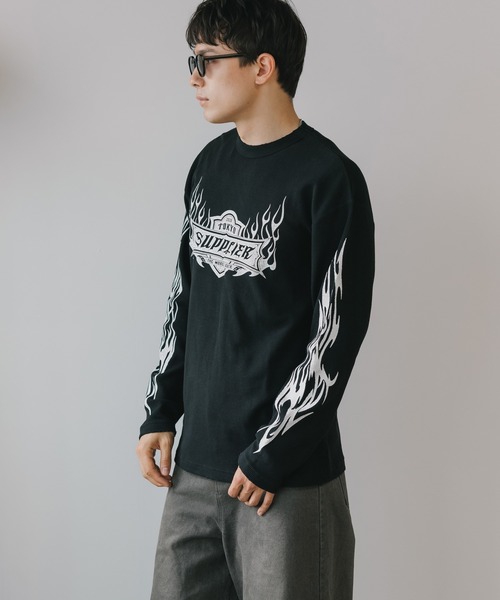 SUPPLIER tシャツ SUPPLIER/サプライヤー Tribal Fire Pattern