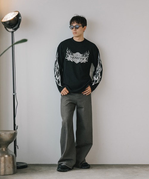 SUPPLIER tシャツ SUPPLIER/サプライヤー Tribal Fire Pattern