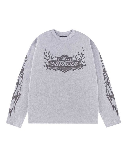 【美品】SUPPLIER サプライヤー　長袖　ロンT Amazon.co.jp: SUPPLIER サプライヤー 長袖 Tシャツ ロンT 切替