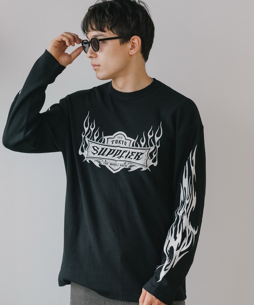 【美品】SUPPLIER サプライヤー　長袖　ロンT セール】SUPPLIER/サプライヤー Cross Longsleeve Tee ロンT（T
