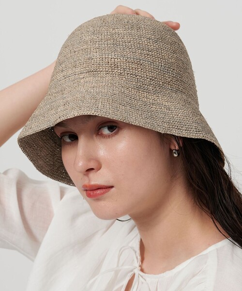 BEAUTY＆YOUTH UNITED ARROWS 帽子 ハット ラフィア バケット