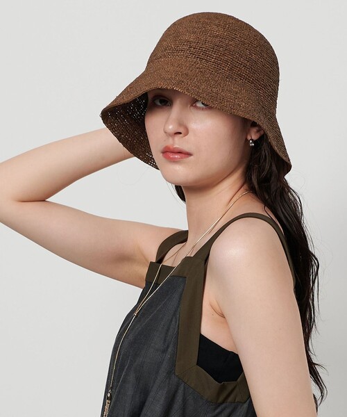 ビューティー＆ユースバケット　ラフィアバケットハット BEAUTY＆YOUTH UNITED ARROWS 帽子 ハット ラフィア バケット