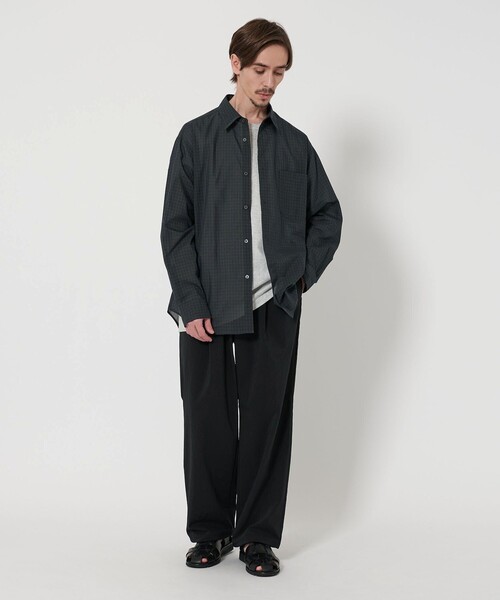 BEAUTY＆YOUTH UNITED ARROWS シャツ シアー ギンガムチェック