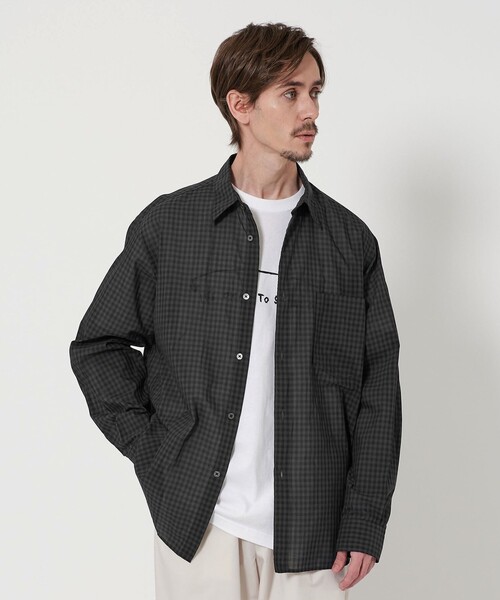 BEAUTY&YOUTH UNITED ARROWS - BEAUTY＆YOUTH ユナイテッドアローズ  シアーシャツ ギンガムチェック BEAUTY＆YOUTH UNITED ARROWS シャツ シアー ギンガムチェック