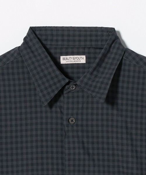 BEAUTY&YOUTH UNITED ARROWS - BEAUTY＆YOUTH ユナイテッドアローズ  シアーシャツ ギンガムチェック BEAUTY＆YOUTH UNITED ARROWS シャツ シアー ギンガムチェック