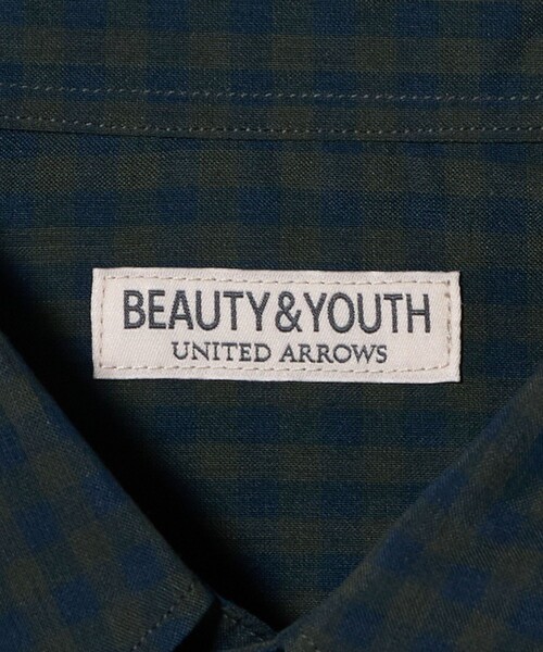 BEAUTY&amp;YOUTH UNITED ARROWS - belper ギンガムブラウス BEAUTY&YOUTH UNITED ARROWS（ビューティーアンドユース