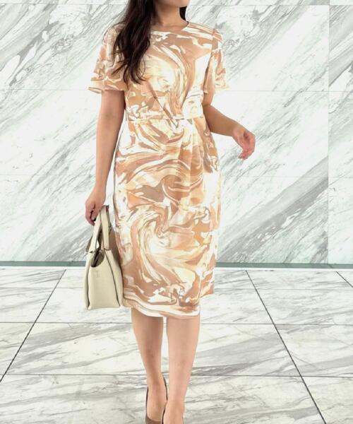 COUP DE CHANCE（クードシャンス） ワンピース 「洗える／日本製」柄