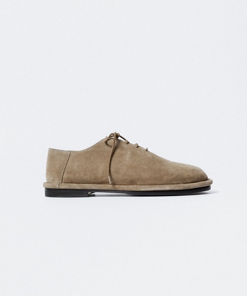 靴 ATTACHMENT COW LEATHER SUEDE SANDALS ATTACHMENT（アタッチメント） スリッポン カウレザースエード