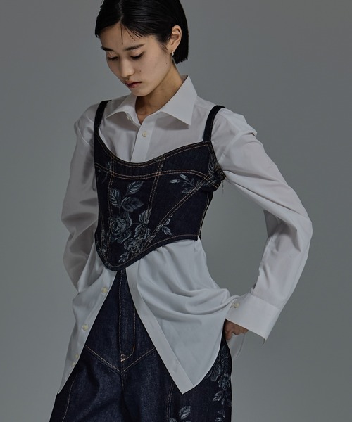 FETICO Rose Denim Bustier サイズ3 ROSE DENIM BUSTIER(1 BLUE): FETICO: WOMENS｜THE TOKYO ONLINE
