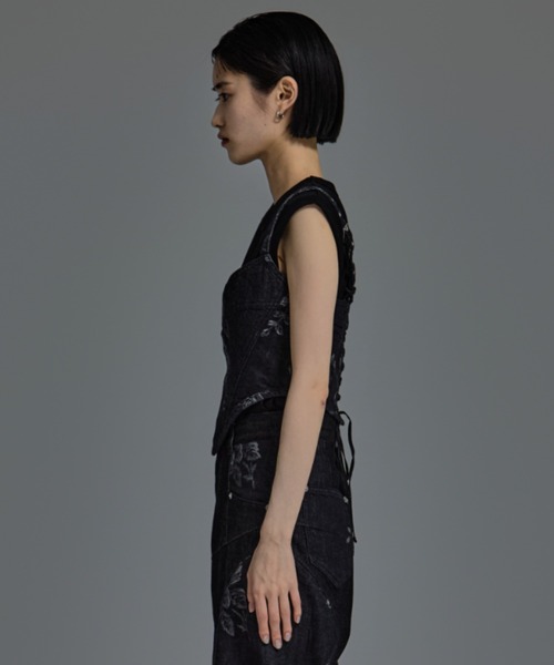 フェティコ　Rose Denim Dress ROSE DENIM DRESS(1 BLUE): FETICO: WOMENS｜THE TOKYO ONLINE STORE