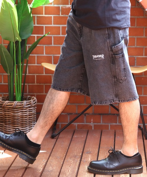 THRASHER（スラッシャー） ハーフパンツ ジーンズ 短パン デニム