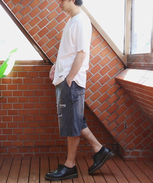 THRASHER（スラッシャー） ハーフパンツ ジーンズ 短パン デニム