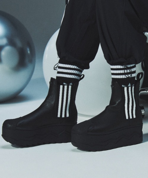 adidas 厚底　ブーツ adidas（アディダス） ブーツ レディース : ZOZOTOWN Yahoo!店 - 通販