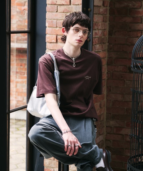 Drawer 人気ロゴT ネイビー フリー Adoon plain tシャツ 「新色追加 ネイビー系」WAVE LOGO DRAWCORD T