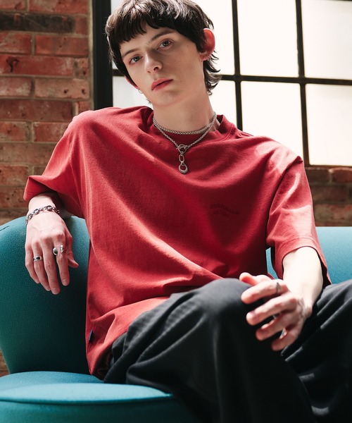 Adoon plain tシャツ 「新色追加 ネイビー系」WAVE LOGO DRAWCORD T