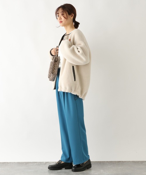 [GLOBAL WORK] блузон MEDIUM оттенок белого прочее женский 